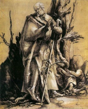 Matthias Grunewald Painting - St John in the Forest Renaissance Matthias Grunewald